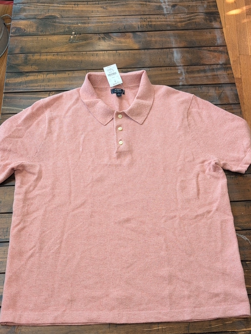 J. Crew Textured Cotton Sweater Polo NWT - Picture 2 of 7